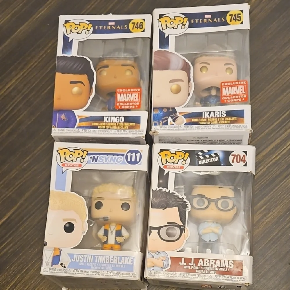 Funko Pop! Marvel and Pop! Rocks Figures Set